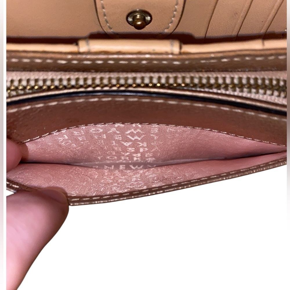Kate Spade New York Wellesley Cara Rosegold Leather Wallet Clutch WLRU1745 - Picture 5 of 8